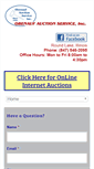 Mobile Screenshot of obenaufauctions.com